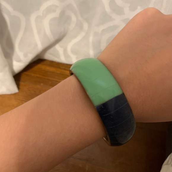 Colorblock Brass Bangle - Picture 3 of 3